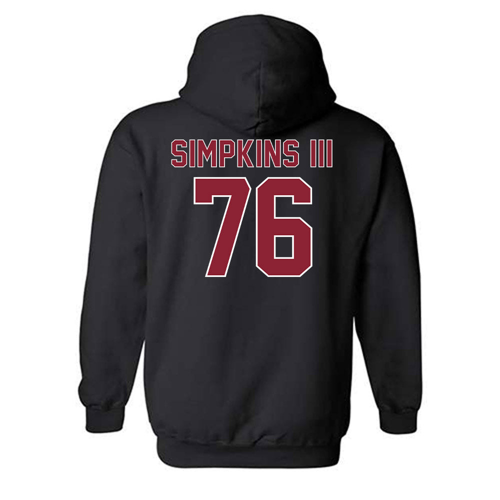 NCCU - NCAA Football : Torricelli Simpkins III Shersey Hooded Sweatshirt