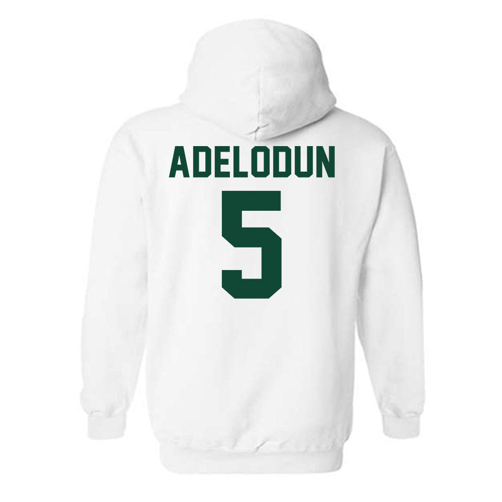 Ohio - NCAA Men's Basketball : Olumide Adelodun Hooded Sweatshirt