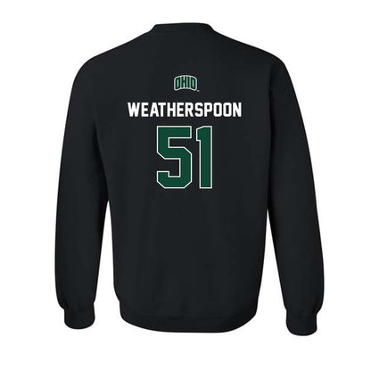 Ohio - NCAA Football : Davion Weatherspoon - Crewneck Sweatshirt Classic Shersey