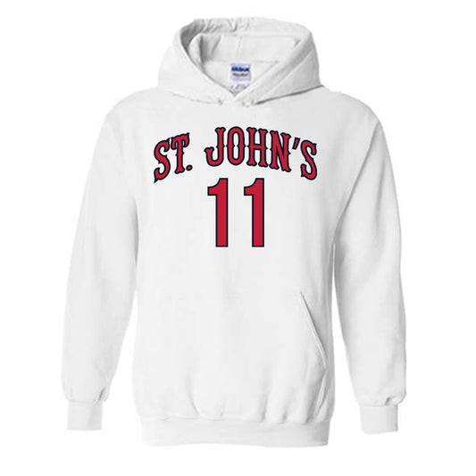 St. Johns - NCAA Men's Basketball : Joel Soriano Hooded Sweatshirt