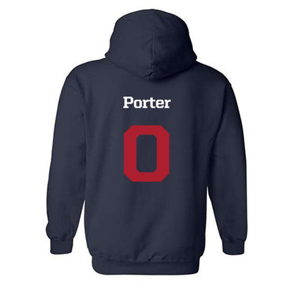 Liberty - NCAA Men's Basketball : Colin Porter - Hooded Sweatshirt Sports Shersey