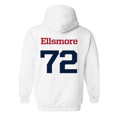 Liberty - NCAA Football : Seth Ellsmore - Hooded Sweatshirt Sports Shersey