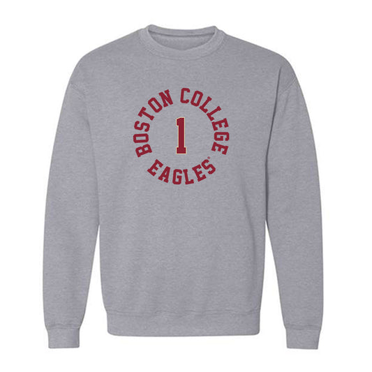 Boston College - NCAA Men's Basketball : Claudell Harris - Crewneck Sweatshirt Classic Shersey