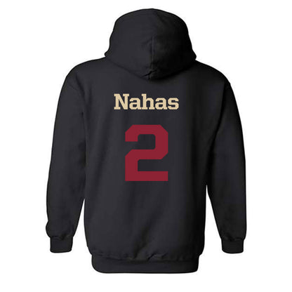 Boston College - NCAA Women's Soccer : Eva Nahas - Hooded Sweatshirt