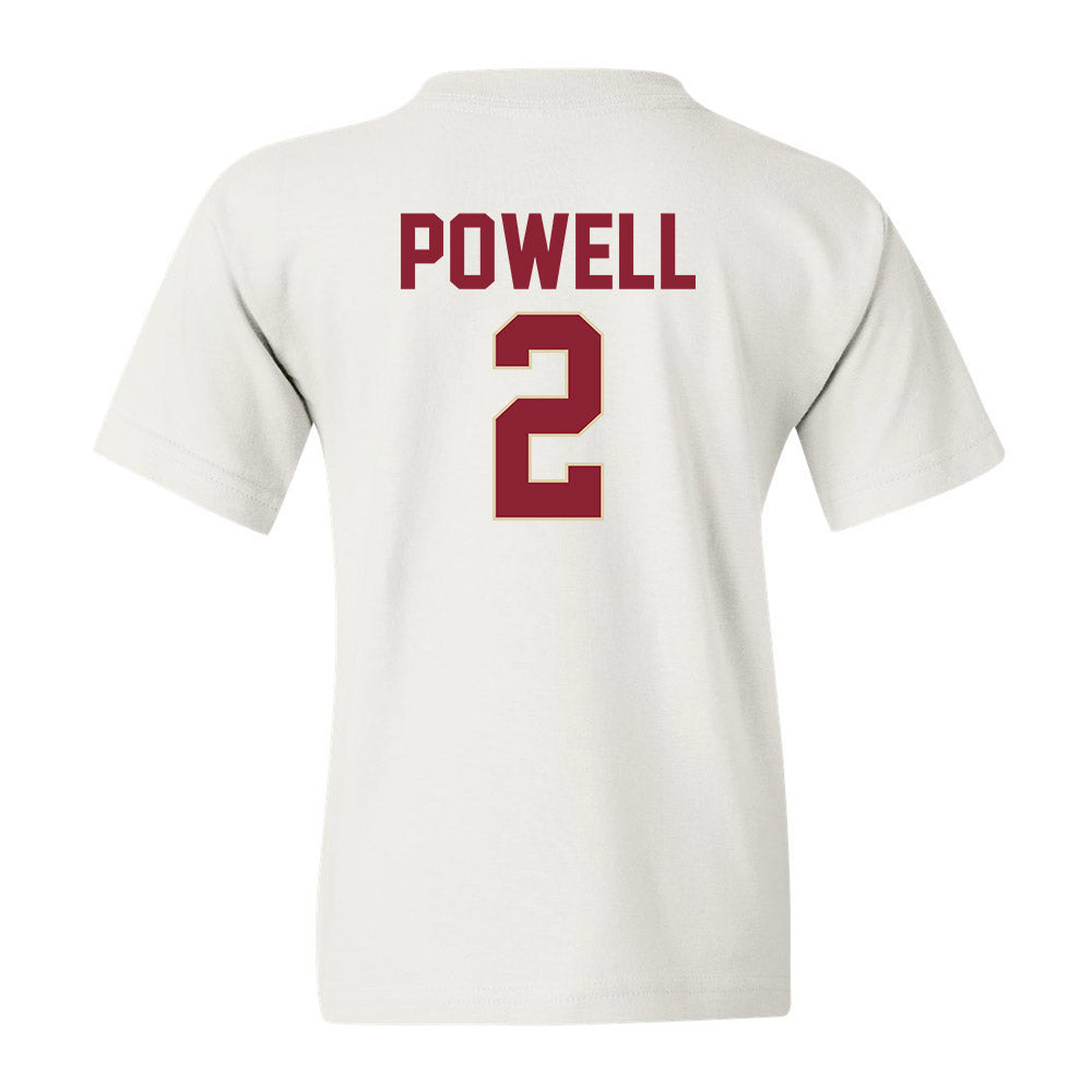 Boston College - NCAA Men's Ice Hockey : Eamon Powell - Youth T-Shirt