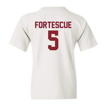 Boston College - NCAA Men's Ice Hockey : Drew Fortescue - Youth T-Shirt