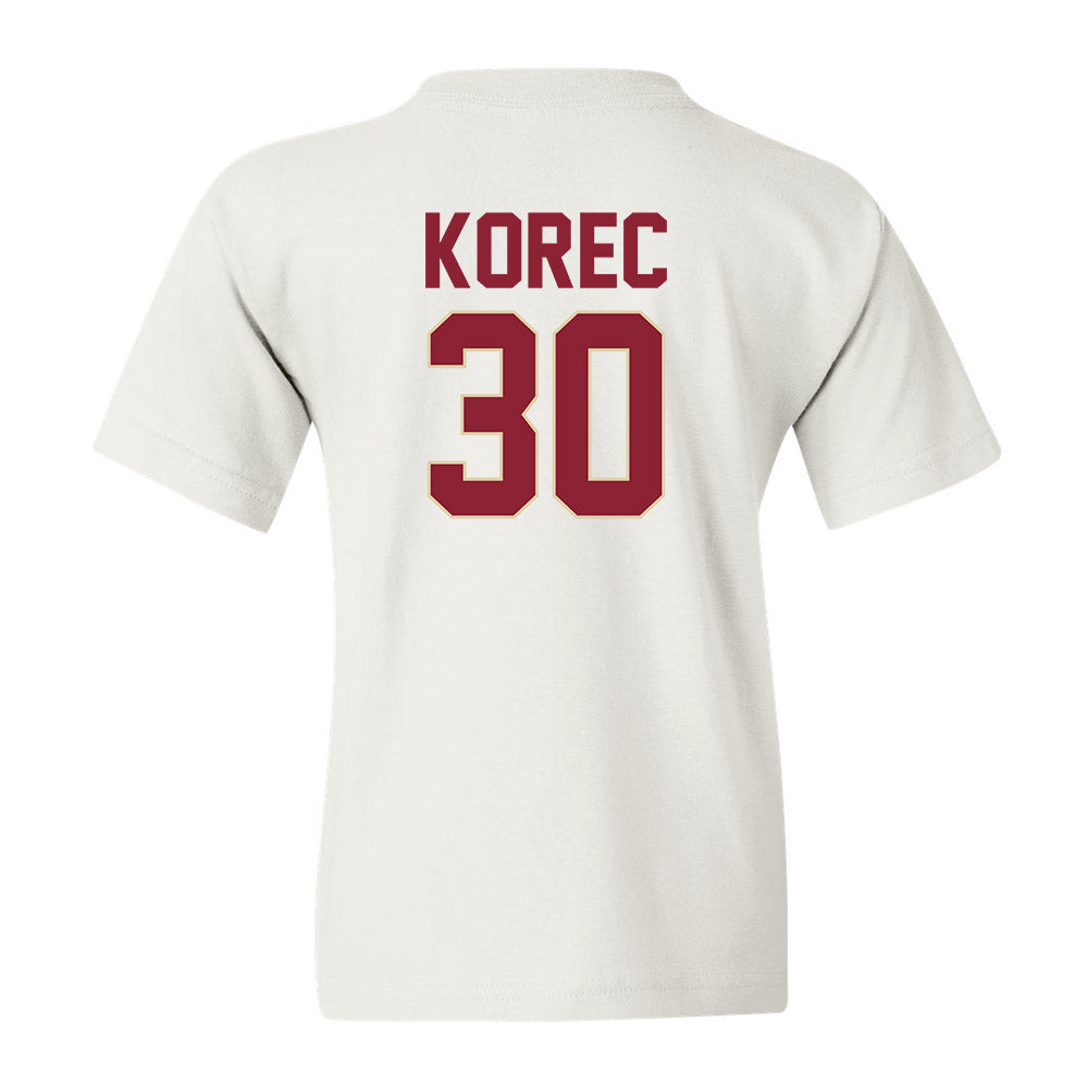 Boston College - NCAA Men's Ice Hockey : Ján Korec - Youth T-Shirt