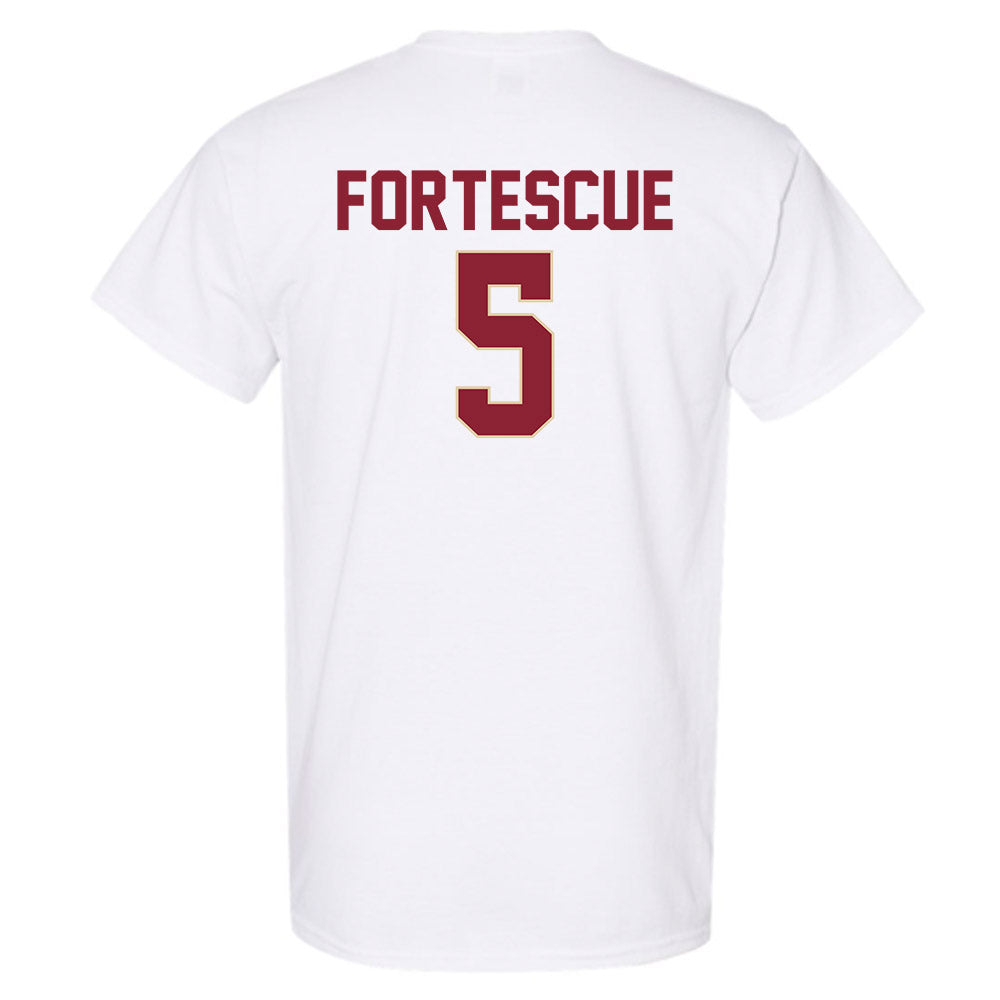 Boston College - NCAA Men's Ice Hockey : Drew Fortescue - Short Sleeve T-Shirt