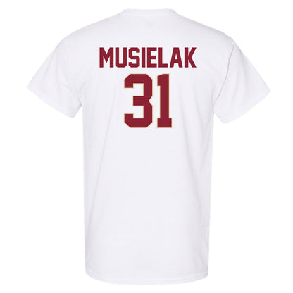 Boston College - NCAA Men's Ice Hockey : Alex Musielak - Short Sleeve T-Shirt