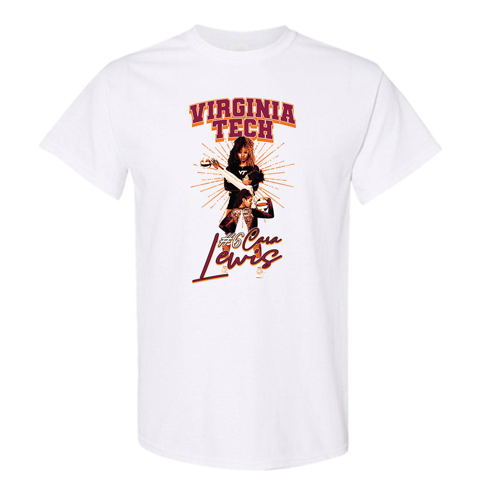 Virginia Tech - NCAA Women's Volleyball : Cara Lewis T-Shirt