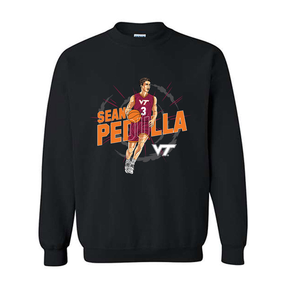 Virginia Tech - NCAA Men's Basketball : Sean Pedulla Playmaker Sweatshirt
