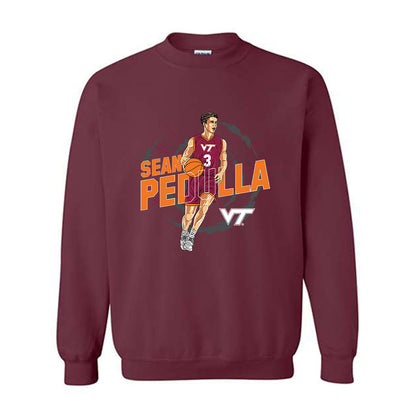 Virginia Tech - NCAA Men's Basketball : Sean Pedulla Playmaker Sweatshirt