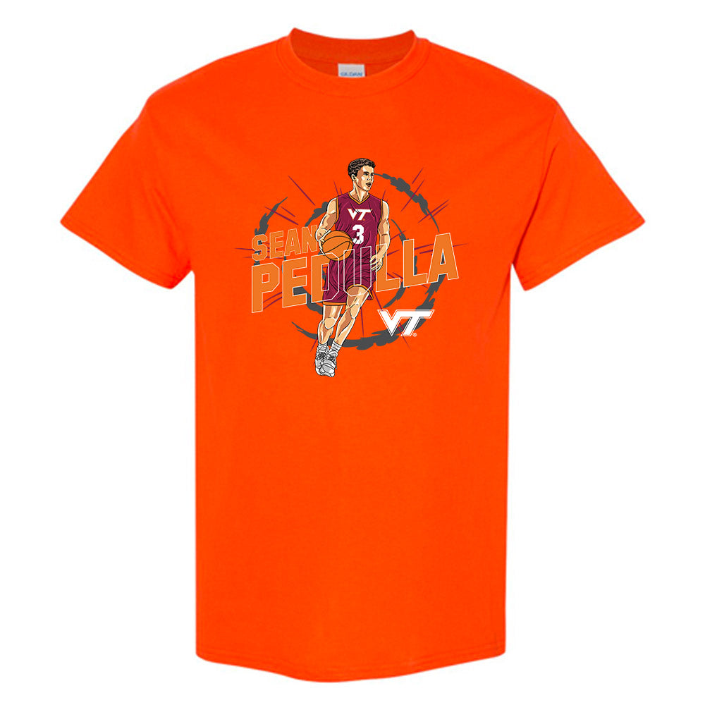 Virginia Tech - NCAA Men's Basketball : Sean Pedulla Playmaker T-Shirt