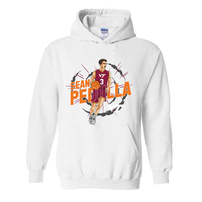 Virginia Tech - NCAA Men's Basketball : Sean Pedulla Playmaker Hooded Sweatshirt