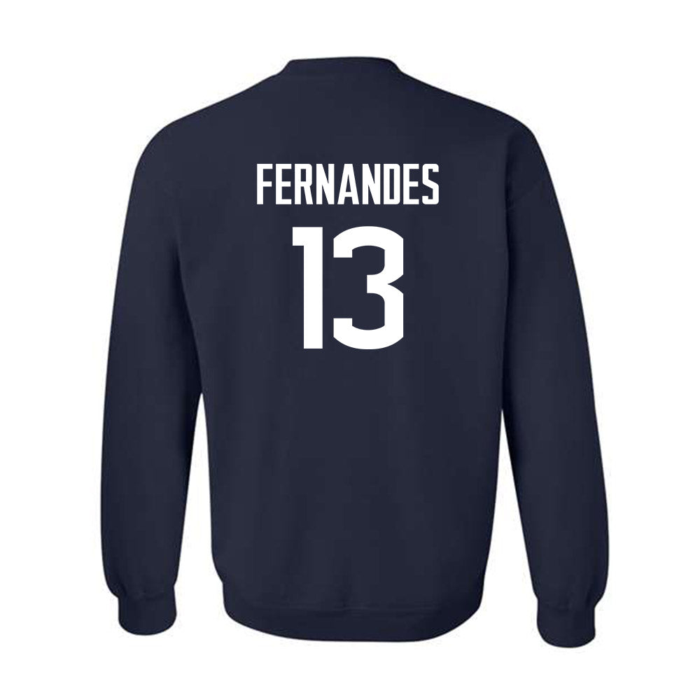 UConn - NCAA Women's Basketball Legends : Jacquie Fernandes - Crewneck Sweatshirt Classic Shersey