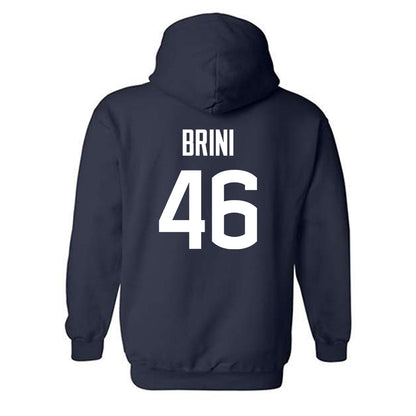 UConn - NCAA Baseball : Niko Brini - Hooded Sweatshirt Classic Shersey