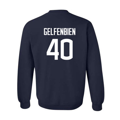 UConn - NCAA Women's Basketball Legends : Jill Gelfenbien - Crewneck Sweatshirt Classic Shersey