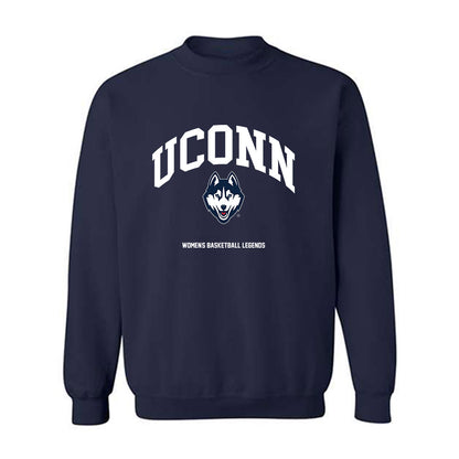 UConn - NCAA Women's Basketball Legends : Jill Gelfenbien - Crewneck Sweatshirt Classic Shersey