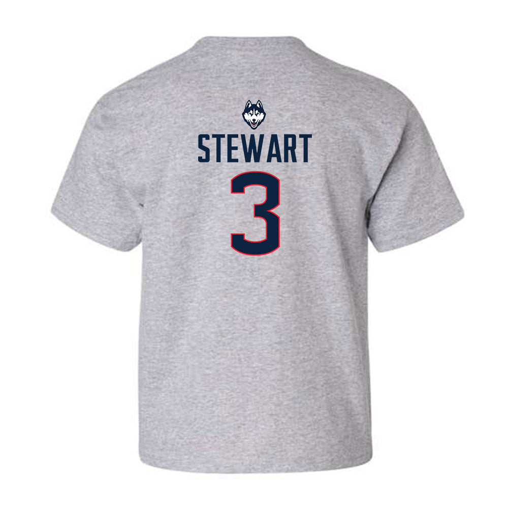 UConn - NCAA Men's Basketball : Jaylin Stewart - Youth T-Shirt Classic Shersey