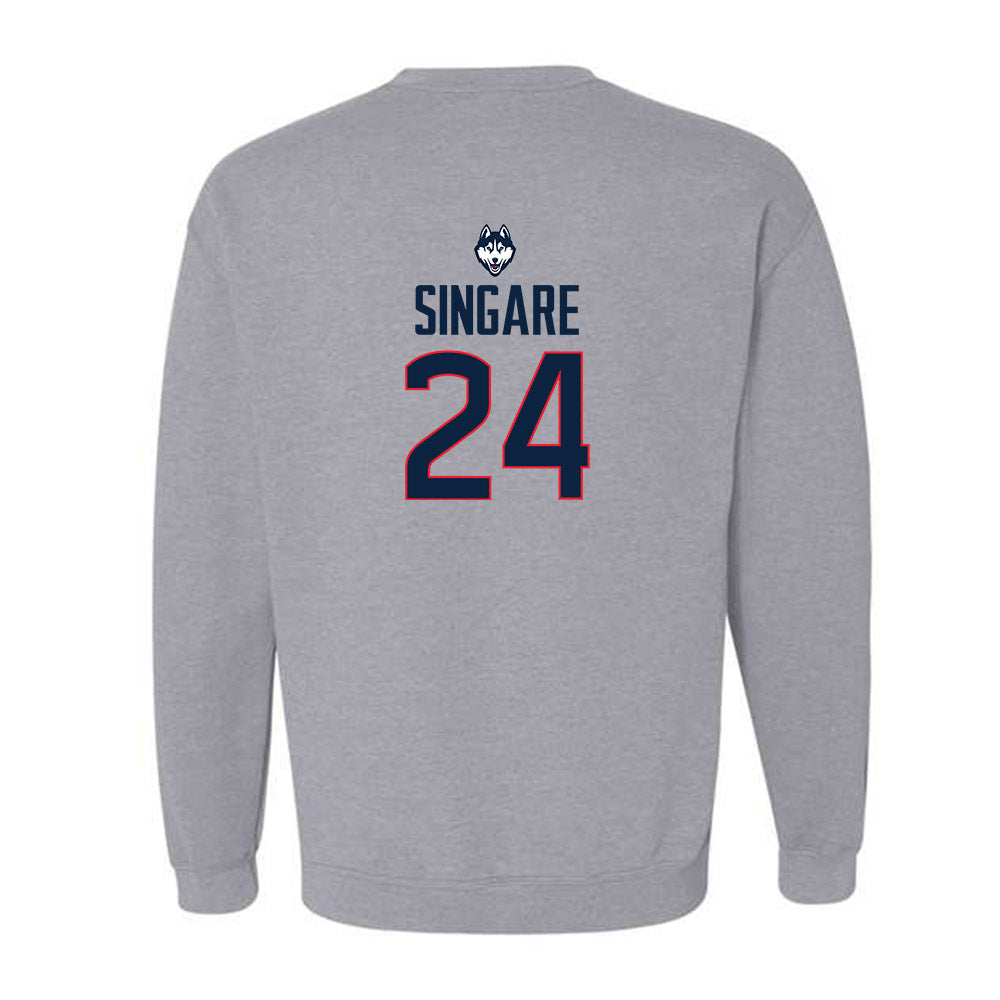 UConn - NCAA Men's Basketball : Youssouf Singare - Crewneck Sweatshirt Classic Shersey