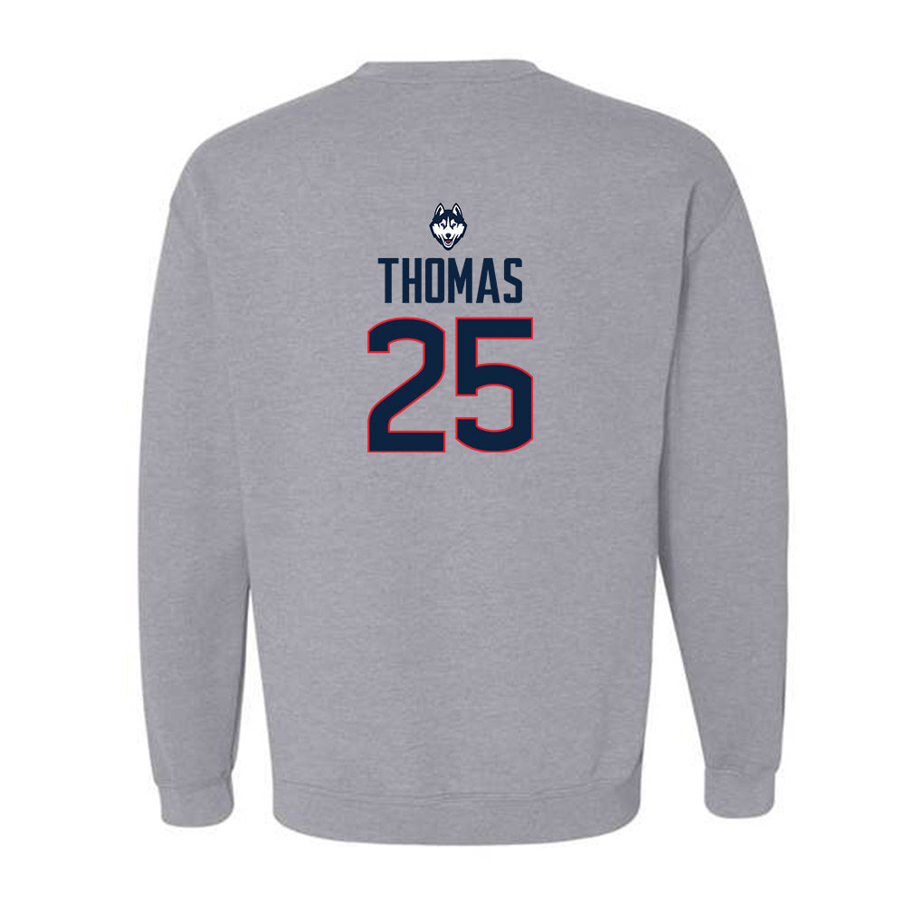 UConn - Women's Basketball Legends : Mel Thomas - Crewneck Sweatshirt Classic Shersey