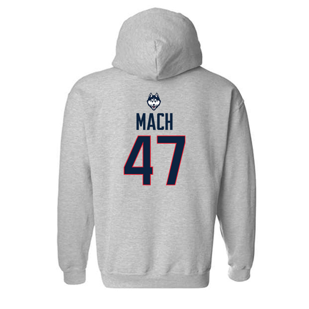 UConn - NCAA Baseball : Alex Mach - Hooded Sweatshirt Classic Shersey