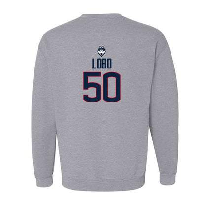 UConn - Women's Basketball Legends : Rebecca Lobo - Crewneck Sweatshirt Classic Shersey