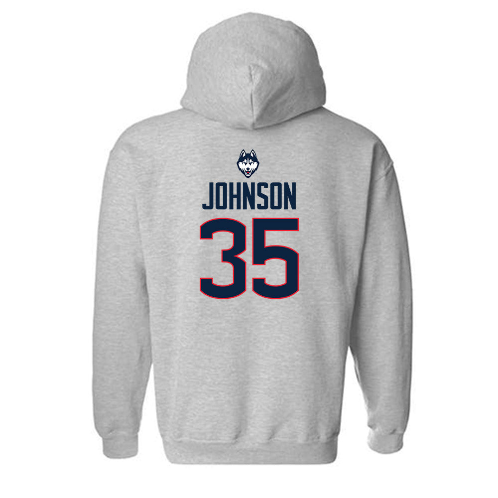 UConn - NCAA Men's Basketball : Samson Johnson Hooded Sweatshirt