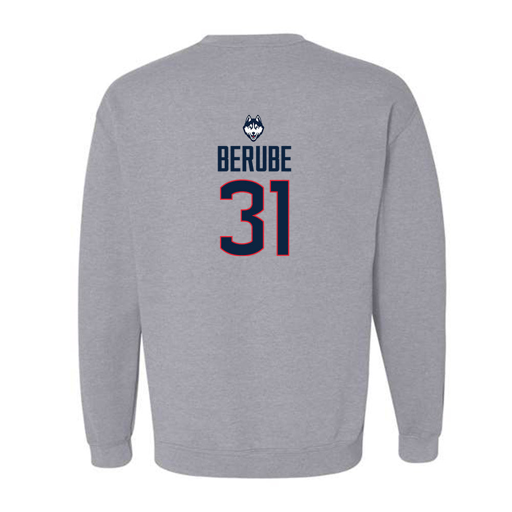 UConn - NCAA Women's Basketball Legends : Carla Berube - Crewneck Sweatshirt Classic Shersey