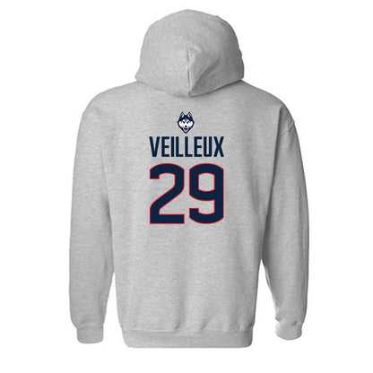 UConn - NCAA Men's Ice Hockey : Jake Veilleux Hooded Sweatshirt