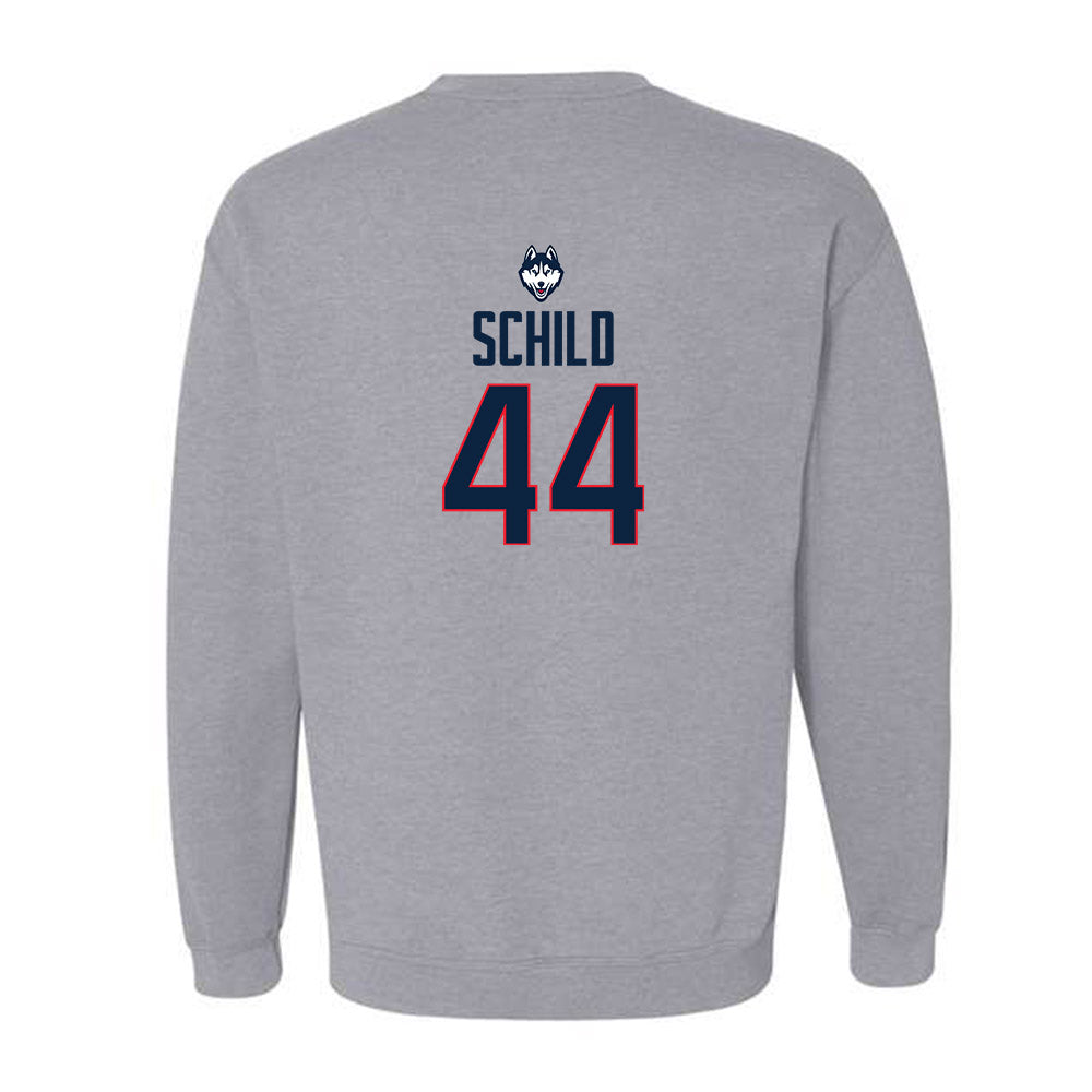 UConn - NCAA Baseball : Ben Schild - Crewneck Sweatshirt Classic Shersey