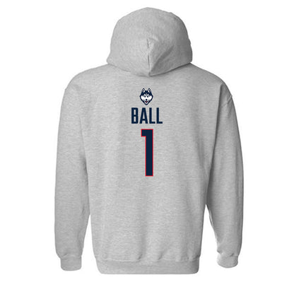 UConn - NCAA Men's Basketball : Solo Ball - Hooded Sweatshirt Classic Shersey