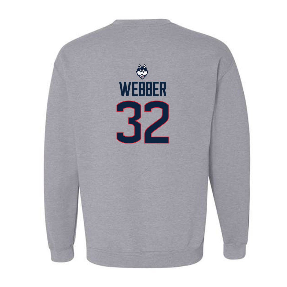 UConn - Women's Basketball Legends : Pam Webber - Crewneck Sweatshirt Classic Shersey