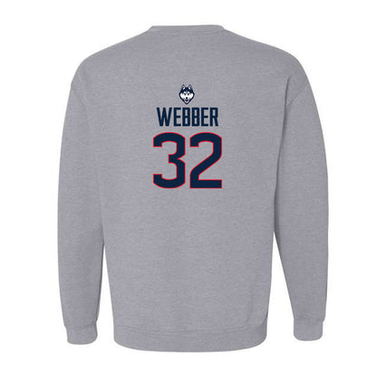 UConn - Women's Basketball Legends : Pam Webber - Crewneck Sweatshirt Classic Shersey