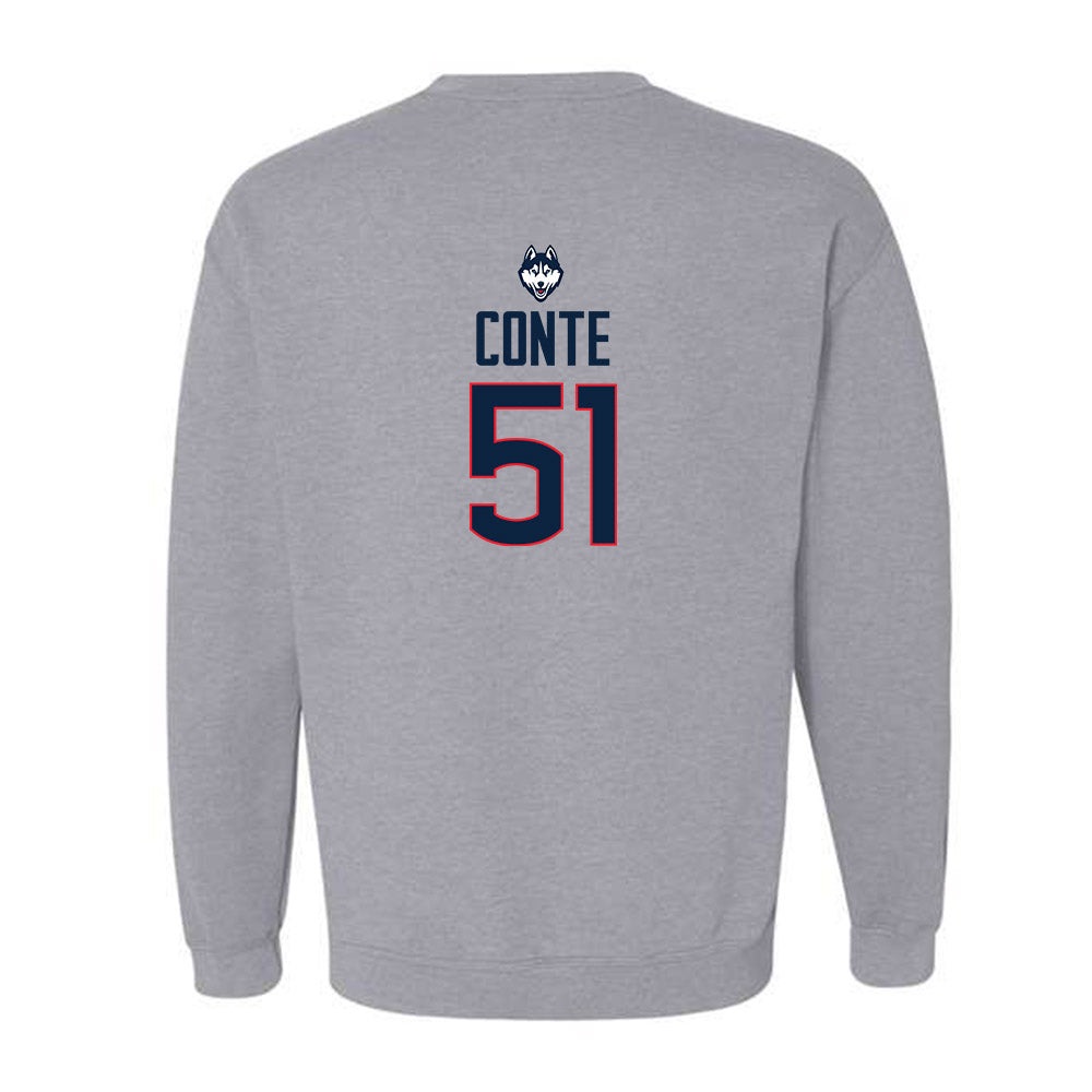 UConn - NCAA Baseball : Giovanni Conte - Crewneck Sweatshirt Classic Shersey