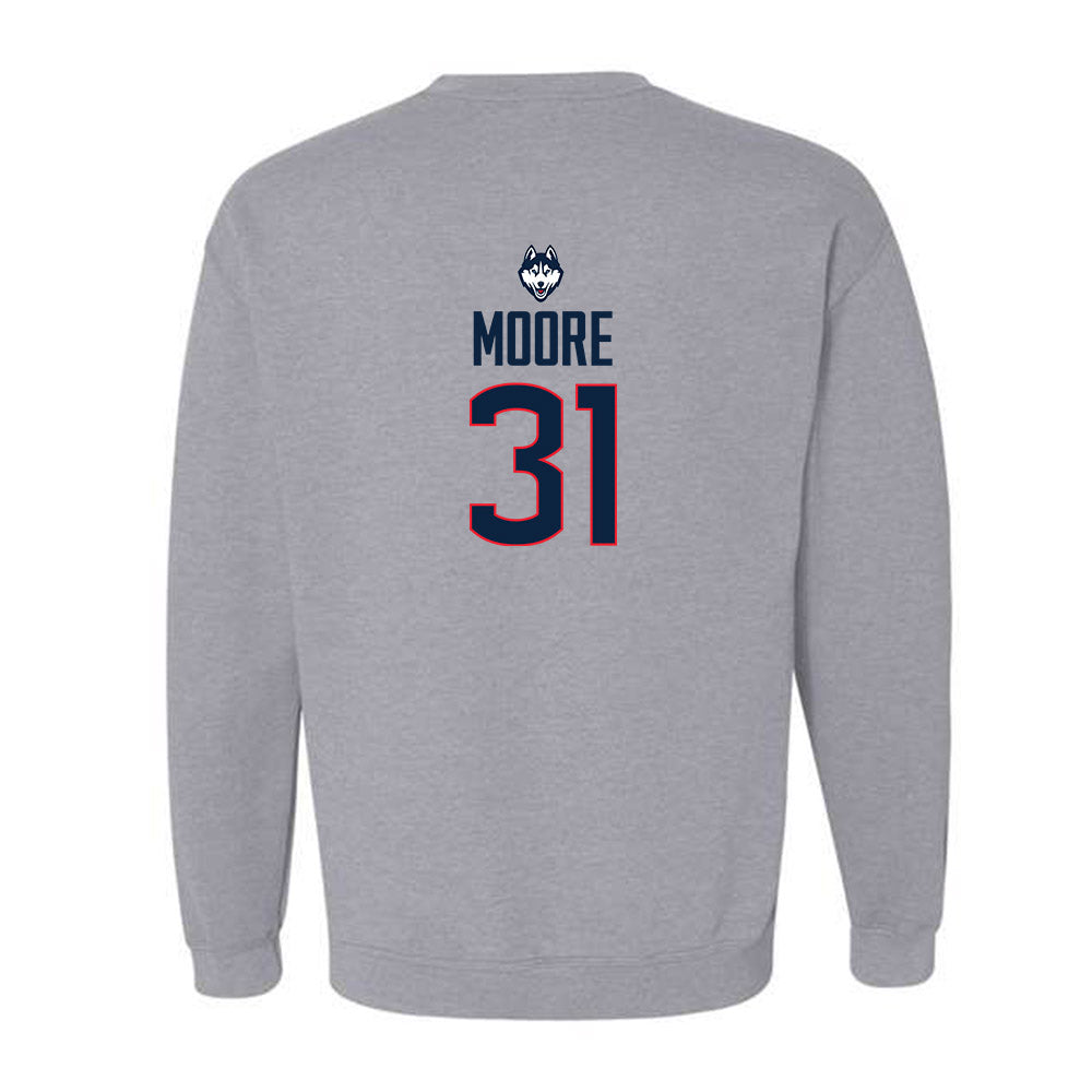 UConn - Women's Basketball Legends : Jessica Moore - Crewneck Sweatshirt Classic Shersey