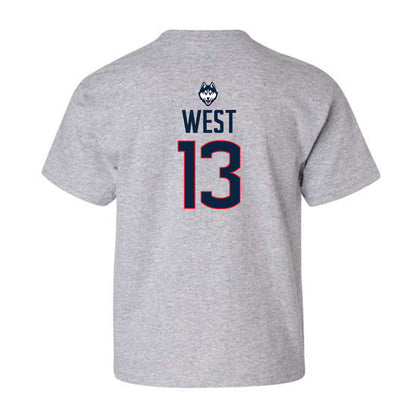 UConn - NCAA Baseball : Charlie West - Youth T-Shirt Classic Shersey