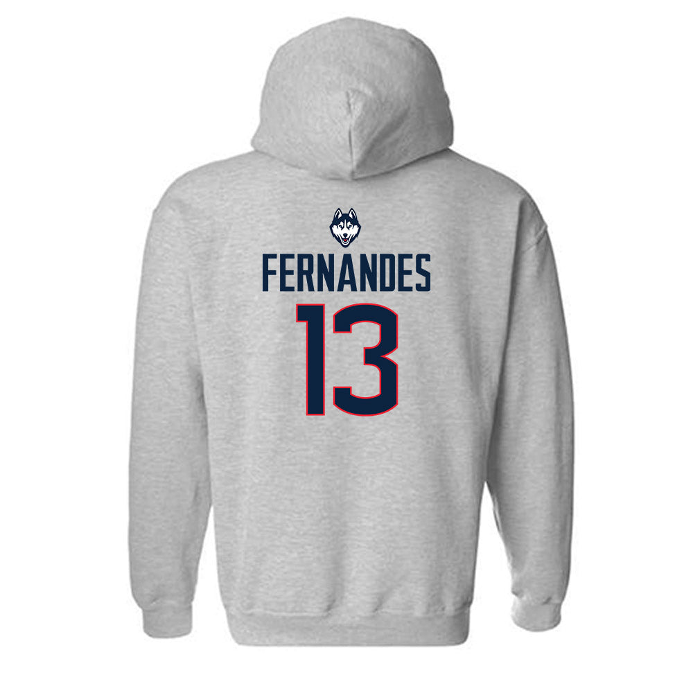 UConn - NCAA Women's Basketball Legends : Jacquie Fernandes - Hooded Sweatshirt Classic Shersey