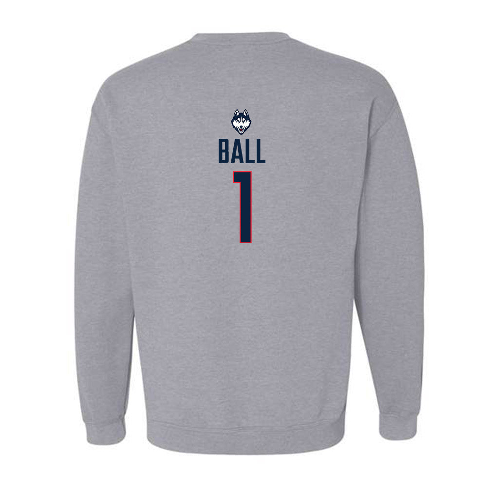 UConn - NCAA Men's Basketball : Solo Ball - Crewneck Sweatshirt Classic Shersey