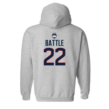 UConn - NCAA Women's Basketball Legends : Ashley Battle - Hooded Sweatshirt Classic Shersey
