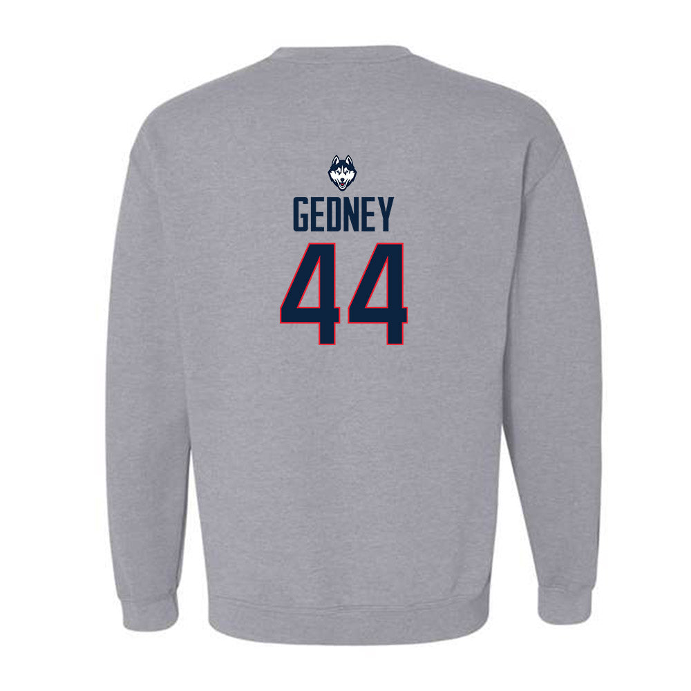 UConn - NCAA Women's Basketball Legends : Chris Gedney - Crewneck Sweatshirt Classic Shersey