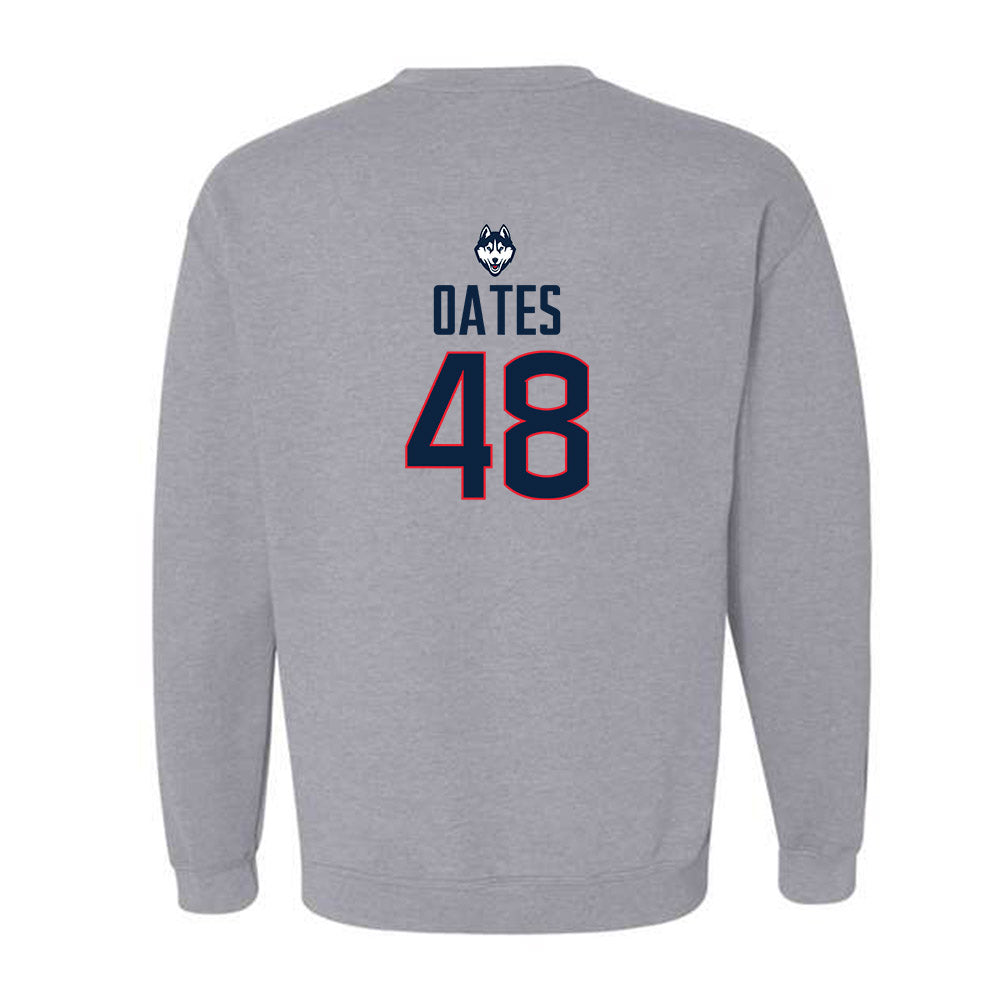 UConn - NCAA Baseball : Michael Oates - Crewneck Sweatshirt Classic Shersey