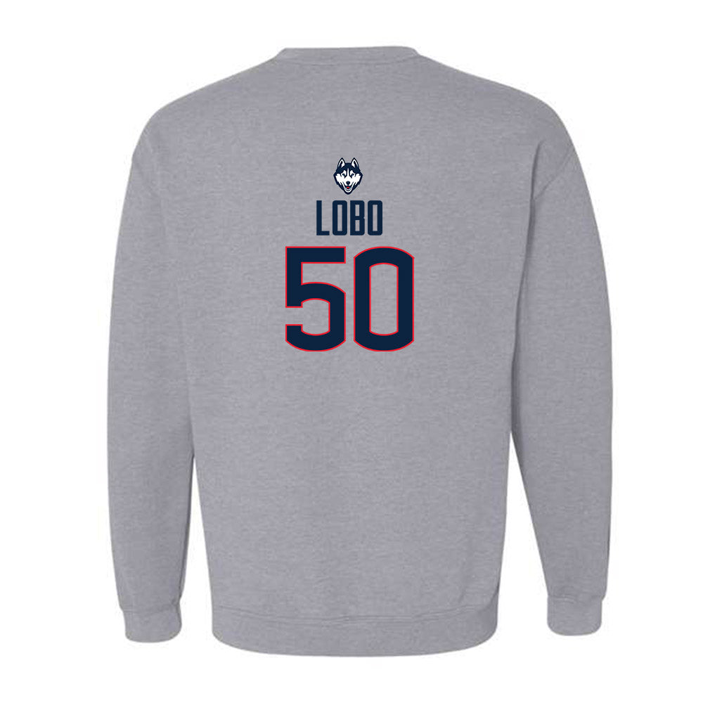 UConn - Women's Basketball Legends : RebeccaLobo - Crewneck Sweatshirt Classic Shersey