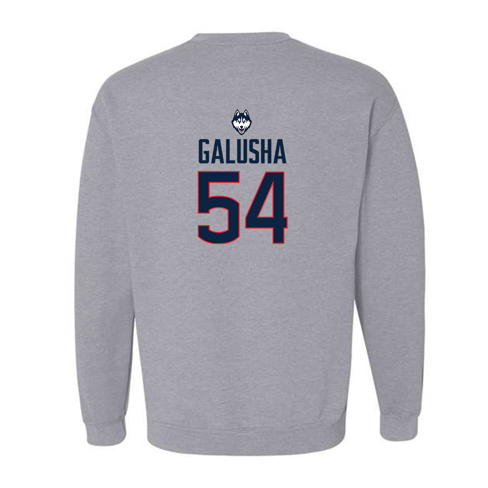 UConn - NCAA Baseball : Thomas Galusha - Crewneck Sweatshirt Classic Shersey