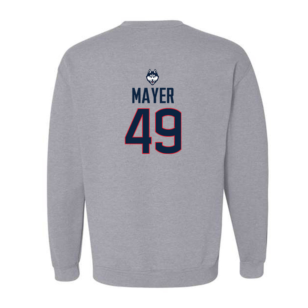 UConn - NCAA Baseball : Cameron Mayer - Crewneck Sweatshirt Classic Shersey