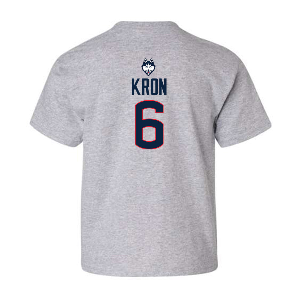 UConn - NCAA Baseball : Drew Kron - Youth T-Shirt Classic Shersey