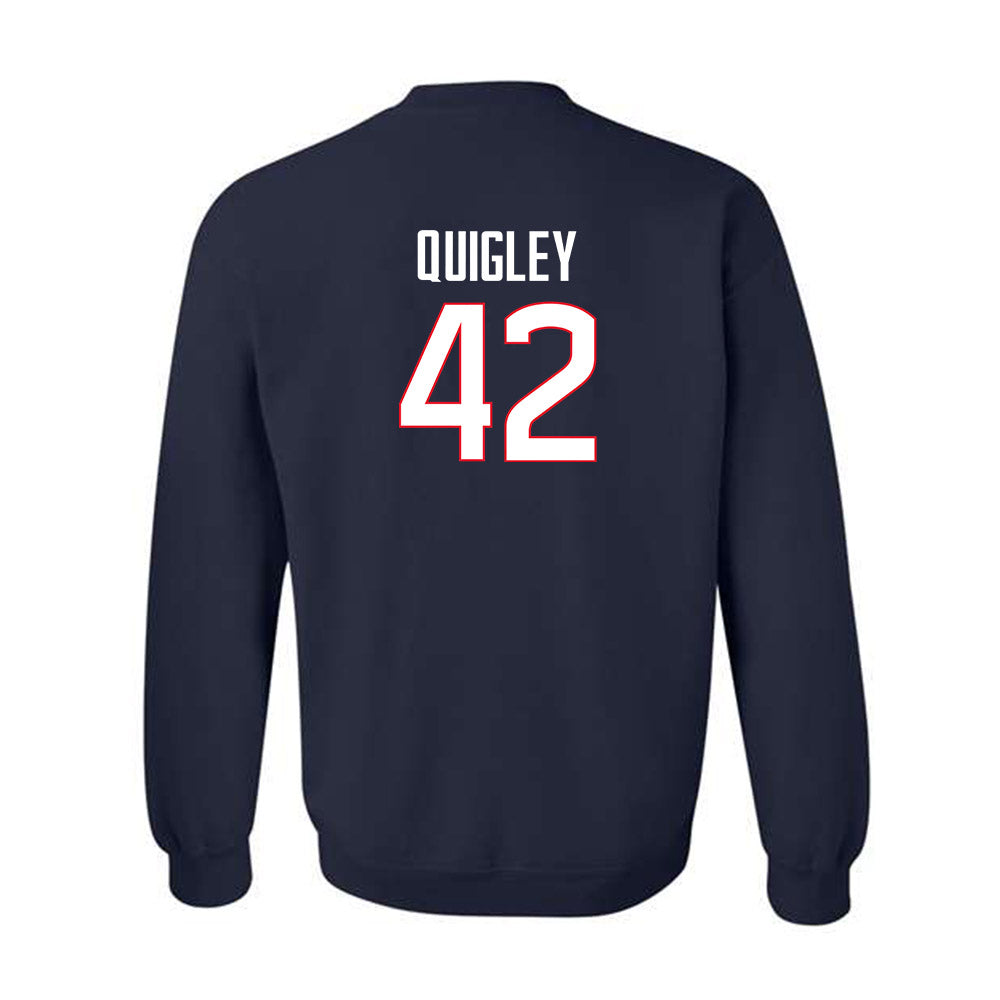 UConn - NCAA Baseball : Stephen Quigley - Crewneck Sweatshirt Classic Shersey