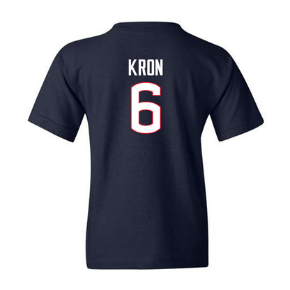 UConn - NCAA Baseball : Drew Kron - Youth T-Shirt Classic Shersey