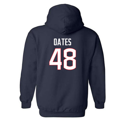 UConn - NCAA Baseball : Michael Oates - Hooded Sweatshirt Classic Shersey