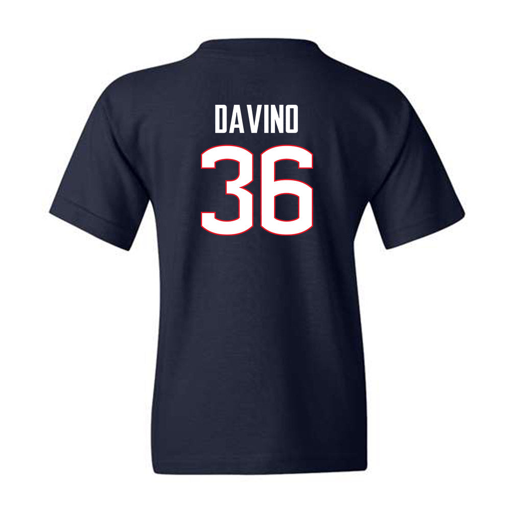 UConn - NCAA Baseball : Brett Davino - Youth T-Shirt Classic Shersey